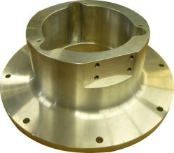 Test fixture for major automaker (made from 18" diameter 6061 aluminum)
