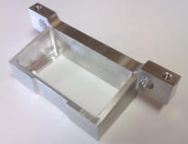 Bracket - milled from magnesium plate